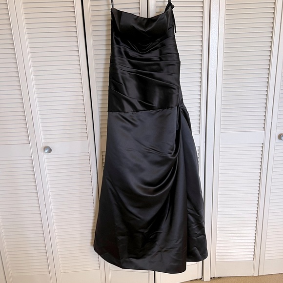Black strapless Bill Levkoff dress - Picture 2 of 8